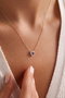 Heliophilia Silver Collar de Plata de Ley 925 con Recubrimiento de Radio en Oro